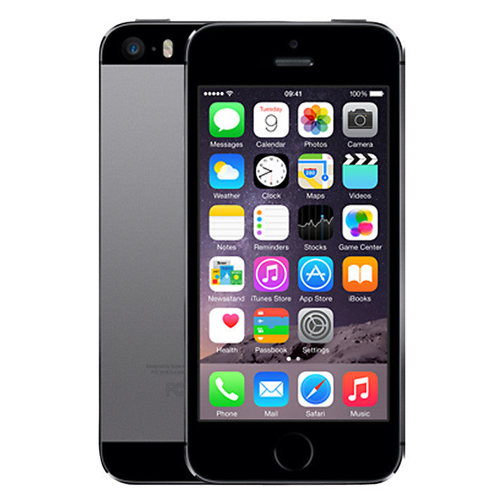 Apple iPhone 5s, iOS, 4", 4G LTE, SIM Free, 32GB, Space Grey