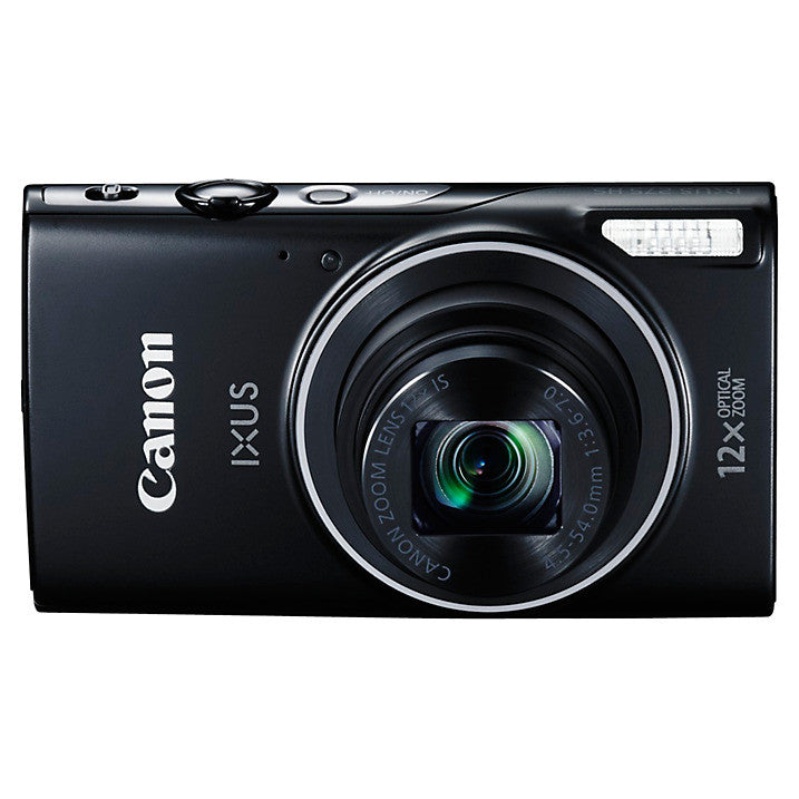 Canon IXUS 275 HS Compact Digital Camera, 20MP, Full HD 1080p, NFC, Built-In Wi-Fi, 3" LCD Screen, Black