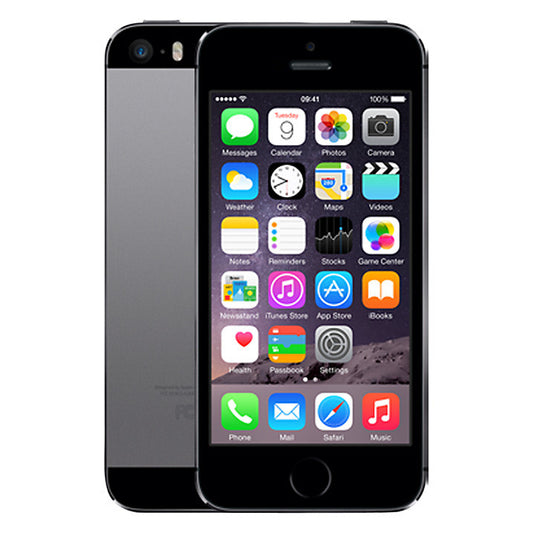 Apple iPhone 5s, iOS, 4", 4G LTE, SIM Free, 32GB, Space Grey