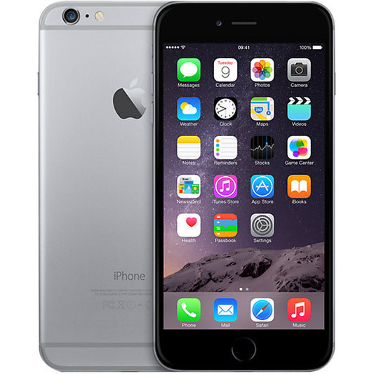 Apple iPhone 6 Plus, iOS, 5,5", 4G LTE, sans carte SIM, 16 Go, gris sidéral