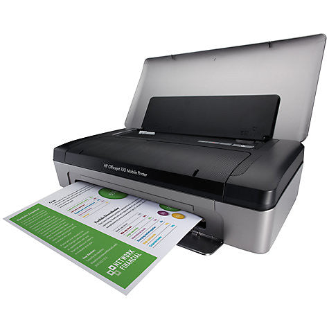 HP Officejet 100 Mobile Wireless Bluetooth Portable Printer
