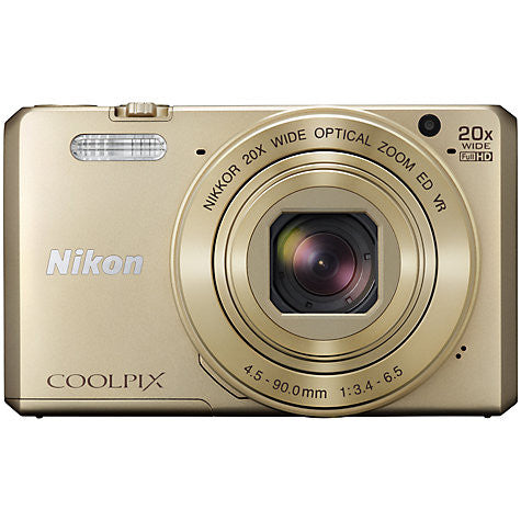Appareil photo numérique Nikon COOLPIX S7000, 16 MP, HD 1080p, zoom optique 20x, Wi-Fi, NFC, écran LCD 3"