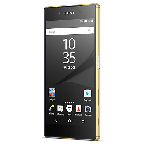 Téléphone intelligent Sony Xperia Z5, Android, 5,2", 4G LTE, sans carte SIM, 32 Go, doré
